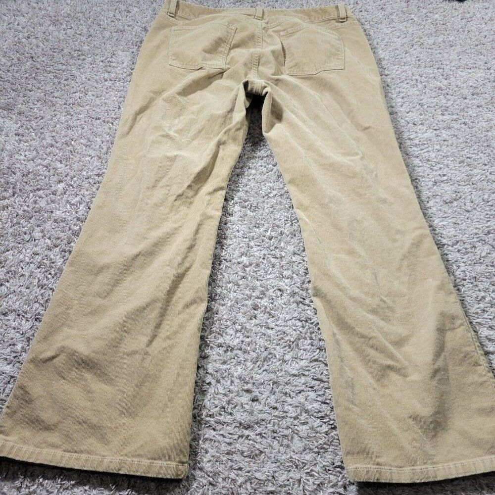 Talbots Corduroy Pants Womens 12P Beige Curvy Bootcut Casual - Picture 7 of 9
